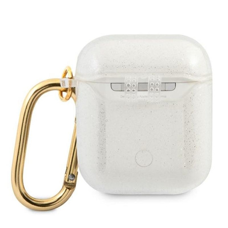 Guess Coloured Glitter - Airpods-Hülle (transparent)