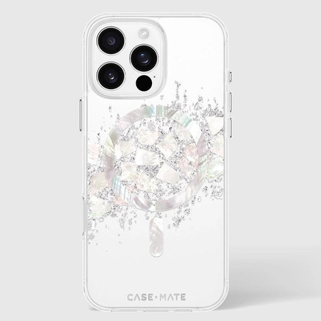 Case-Mate Karat MagSafe - iPhone 16 Pro Max case decorated with mother of pearl (A Touch of Pearl)