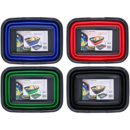Dunlop - Faltbarer Korb mit Griffen (Blau)