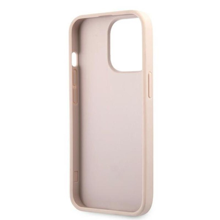 Guess 4G Big Metal Logo - iPhone 13 Pro Max Tasche (Rosa)