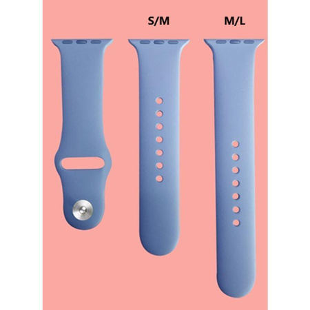 PURO ICON - Bracelet sport élastique pour Apple Watch 42/44/45 mm (S/M & M/L) (noir)