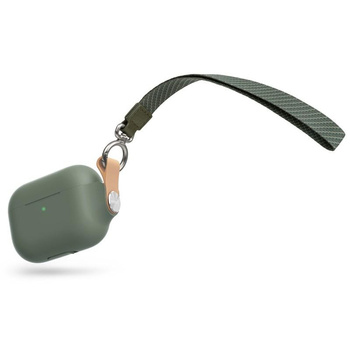 Moshi Pebbo - AirPods Pro Tasche mit abnehmbarer Handschlaufe (Mintgrün)
