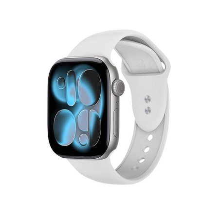 Crong Liquid - Armband für Apple Watch 38/40/41/42 mm (weiß)