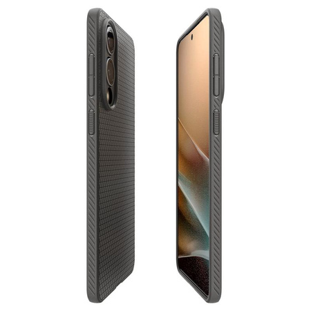 Spigen Liquid Air - tok Samsung Galaxy S25 Edge készülékhez (márványszürke)
