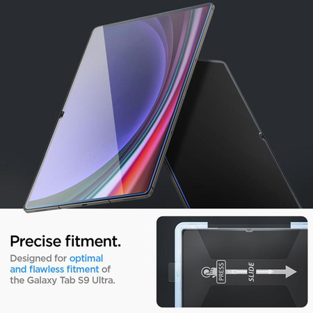 Spigen GLAS.TR EZ FIT - Tvrzené sklo pro Samsung Galaxy Tab S8 Ultra / S9 Ultra 14,6" (průhledné)