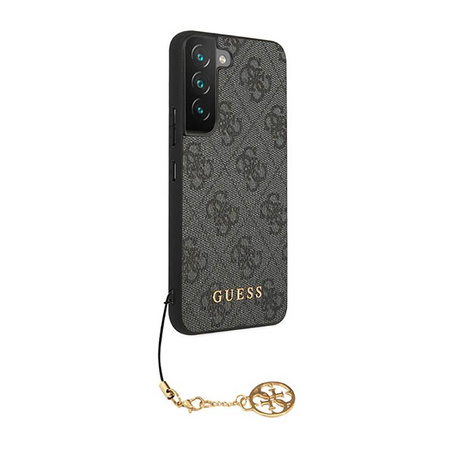 Kolekce Guess 4G Charms - pouzdro pro Samsung Galaxy S23+ (šedé)
