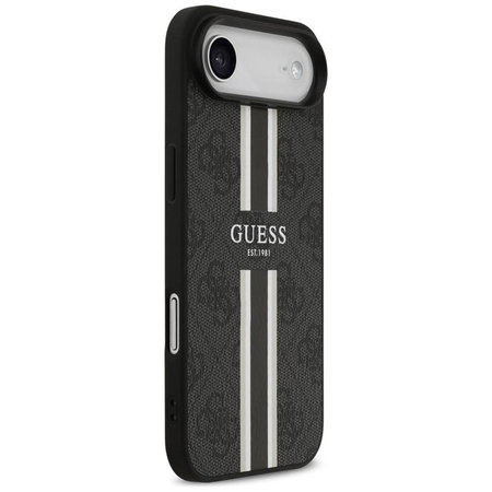 Guess 4G Printed Stripes MagSafe - Hülle iPhone Air (schwarz)