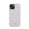 Guess 4G Metall Gold Logo - iPhone 15 Tasche (rosa)