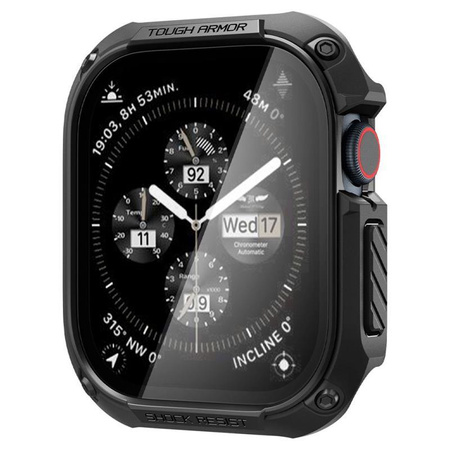 Spigen Tough Armor - Hülle für Apple Watch 10 46 mm (Schwarz)