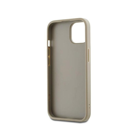 DKNY Wrist Strap Stock Logo - Case for iPhone 15 Plus (Beige)