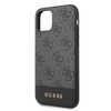 Guess 4G Bottom Stripe Kollektion - iPhone 11 Pro Max Tasche (grau)