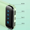 WEKOME WP-161 - Power bank 10000 mAh Super Charging 2xUSB-A LED (fehér)