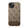 Guess 4G Bottom Stripe Metal Logo Collection - iPhone 14 Case (brown)