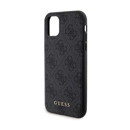 Guess Bundle Pack MagSafe 4G Metal Gold Logo - sada pouzdra + Power Bank 5000mAh MagSafe iPhone 11 (černá)