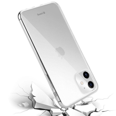 Crong Crystal Slim tok - iPhone 11 tok (átlátszó)