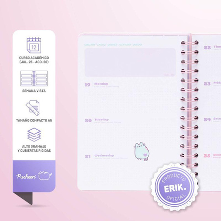 Pusheen - Calendar / Weekly Planner A5 2025/2026