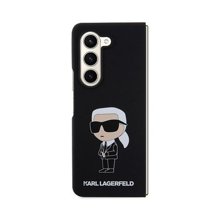 Karl Lagerfeld Silikon Ikonik - Samsung Z Fold 5 Hülle (schwarz)