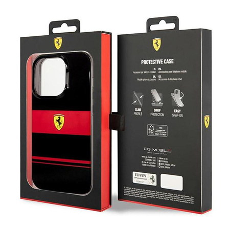 Pouzdro Ferrari Combi MagSafe - iPhone 14 Pro Max (černé)