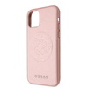 Guess Saffiano 4G Circle Logo - iPhone 11 Pro Max Case (pink)