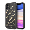 Guess Marble Glass Gold Glitter - pouzdro pro iPhone 11 (černé)
