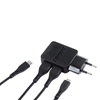 Energizer HardCase - Compact charger 2x USB-A + USB-C & Micro USB cable (Black) lifetime warranty