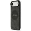 ETUI DO IPHONE AIR do MAGSAFE GUESS ORYGINALNE CZARNE SKÓRZANE MODNE CASE