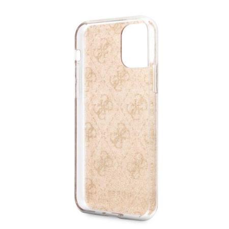 Guess 4G Glitter - Etui iPhone 11 Pro Max (Gold)