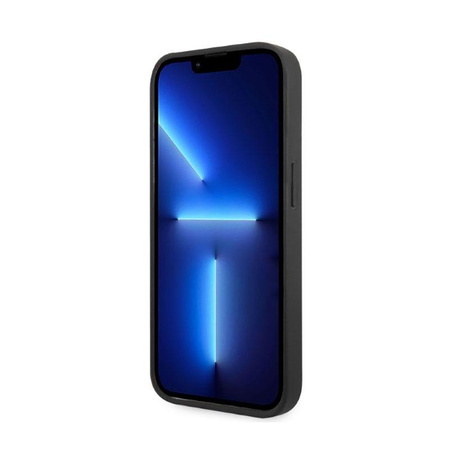 Karl Lagerfeld NFT Glitter Choupette Patch - Hülle für iPhone 14 Pro Max (Silber)