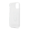 Karl Lagerfeld Iconic Karl - pouzdro pro iPhone 11 Pro (stříbrné třpytivé)