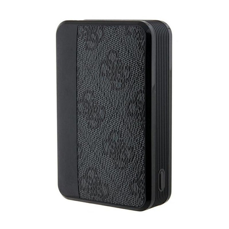 Guess 4G Leather Metal Logo - Power Bank 10000 mAh 18W (noir)