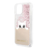 Karl Lagerfeld K-Peek A Boo - iPhone 11 Pro Max Hülle (Glitter Pink Gold)