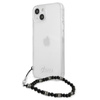 Guess Black Pearl Strap - iPhone 13 Mini Case (Transparent)
