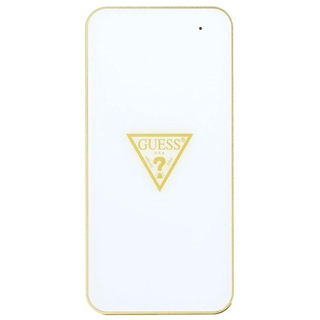 Guess Wireless Charging Base - Uniwersalna bezprzewodowa ładowarka indukcyjna, 5 W, 1 A (biały)
