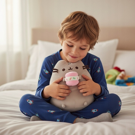 Maskotka Pusheen dla Dziecka z Kanapką Lodową Oryginalna Przytulanka 24cm