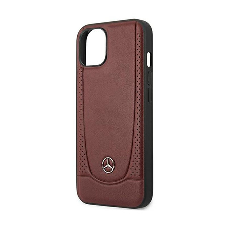 Mercedes Leather Urban Line - pouzdro pro iPhone 15 (červené)