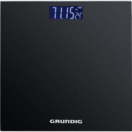 Grundig - Pèse-personne électronique, en verre, jusqu'à 180 kg (noir)