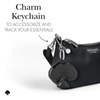 Kate Spade New York Charm Keychain - Ochranné pouzdro s přívěskem pro Apple AirTag (Spade)