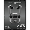 Cellularline Music Sound Fancy - bezdrátová sluchátka Bluetooth V5.3 TWS s nabíjecím pouzdrem (černá)