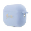 Guess Silicone Heart Charm - Case for Apple AirPods Pro 2 (Blue)