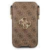 Guess 4G Big Metal Logo Pouch - S/M Handytasche max 6.1" (braun)