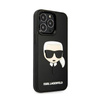 Karl Lagerfeld 3D Gummi Karls Kopf - iPhone 13 Pro Tasche (schwarz)