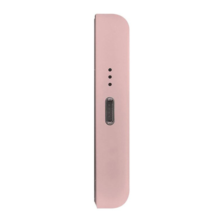 PURO Slim PowerMag Power Bank - 4000 mAh MagSafe indukciós energiabank (poros rózsaszín)