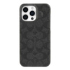 Pouzdro Coach Slim Wrap Signature C - pouzdro pro iPhone 15 Pro Max (Charcoal)