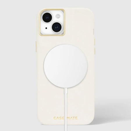 Case-Mate Silicone MagSafe - pouzdro pro iPhone 15 Plus (béžové)