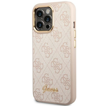 Guess 4G Metal Camera Outline Case – Etui iPhone 14 Pro Max (Różowy)