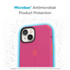 Speck CandyShell Pro - iPhone 14 Plus Tasche mit MICROBAN-Beschichtung (Digital Pink / Energy Red)