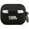 Karl Lagerfeld Silicone Karl Head 3D - AirPods Pro 3 Case (Black)