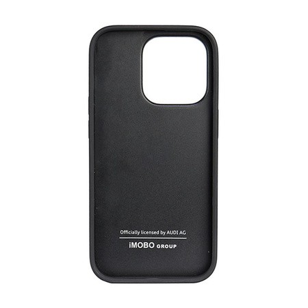 Audi Genuine Leather - Tasche für iPhone 14 Pro (Schwarz)