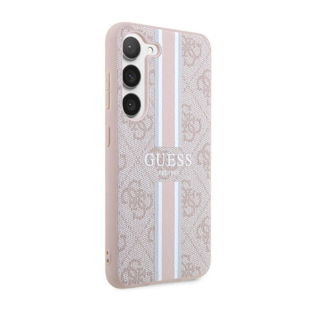 Guess 4G gedruckt Streifen - Samsung Galaxy S23 Fall (rosa)