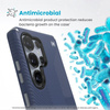 Speck Presidio2 Grip Magnet - Samsung Galaxy S25 Ultra MagSafe Case (Küstenblau/Staubgrau/Weiß)